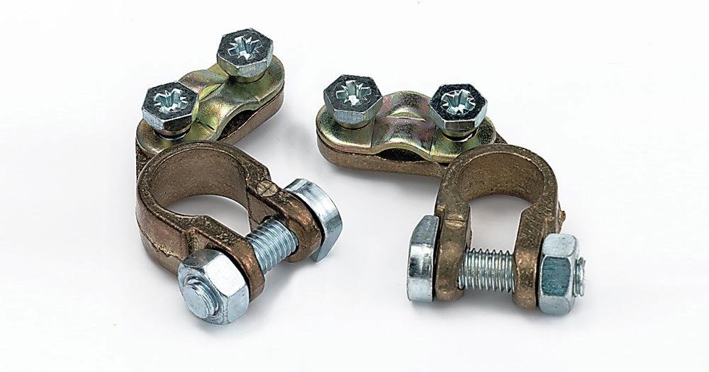 Morsetti batteria – Coppia universale in ottone per auto