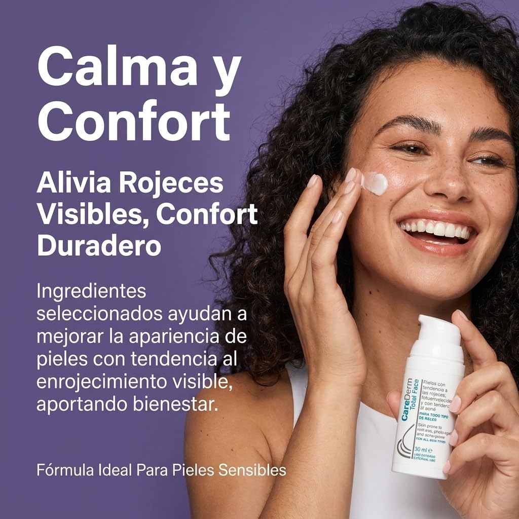 Carederm Total Face Pack | Crema Facial Despigmentante | Para Manchas, Acné y Rosácea | Con Ácido Tranexámico, Ácido Azelaico, Niacinamida y Antioxidantes | Uniforma el Tono (X3)