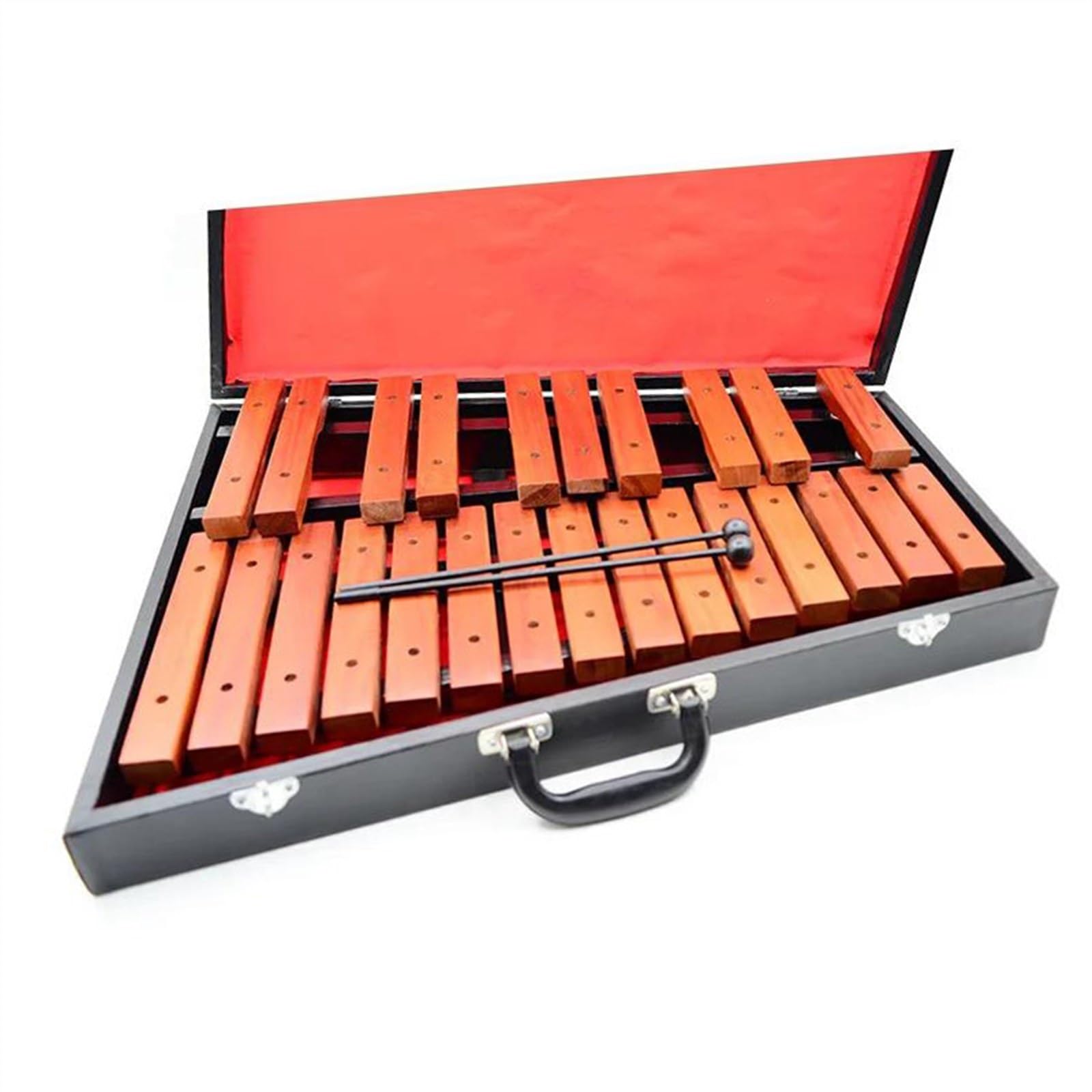 glockenspiel instrument ksylofonowy 25-tonowy Mahoniowy Ksylofonowy Instrument Perkusyjny Z Muzyką Na Ręczną Perkusję