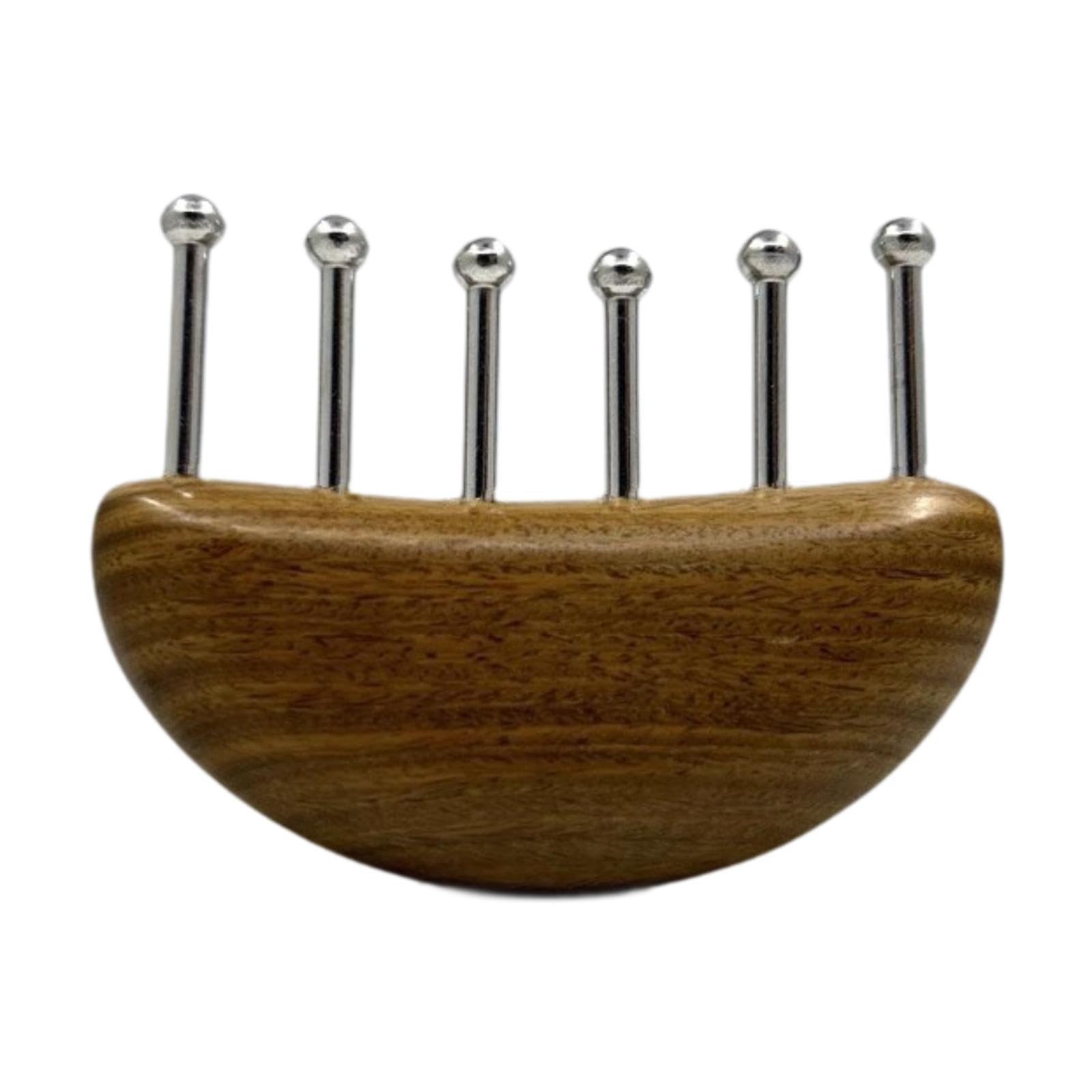 Peine masaje Gua Sha de mano: cepillo versátil y ergonómico para cuidado capilar 8