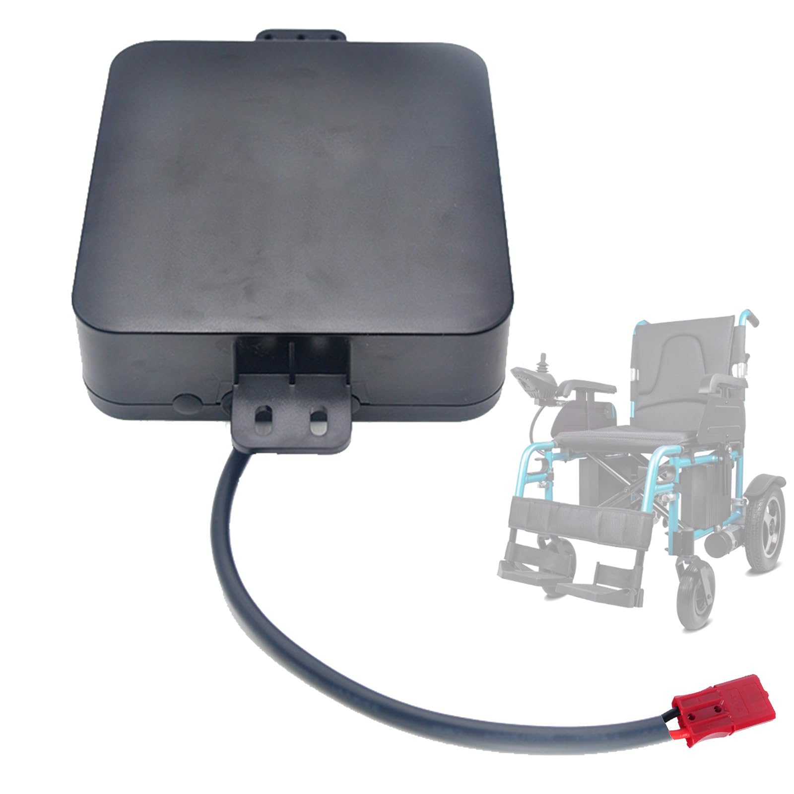 Batería de Litio 24 V, 10 Ah, 11,6 Ah, 12,8 Ah, 14 Ah y 6 Ah Batería de Repuesto 24 V Baterías para Silla Ruedas eléctrica con Motor 50 W a 350 W y conexión,24v6ah Red Anderson