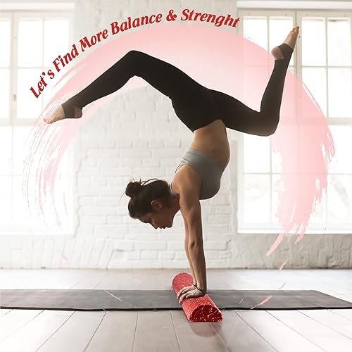 Miniatura 6 de Yes4All High Density Half Round Foam Roller Support Pain Relieved, Physical Therapy, Back, Leg and Muscle Restoration, 12", 18", 24", 36"