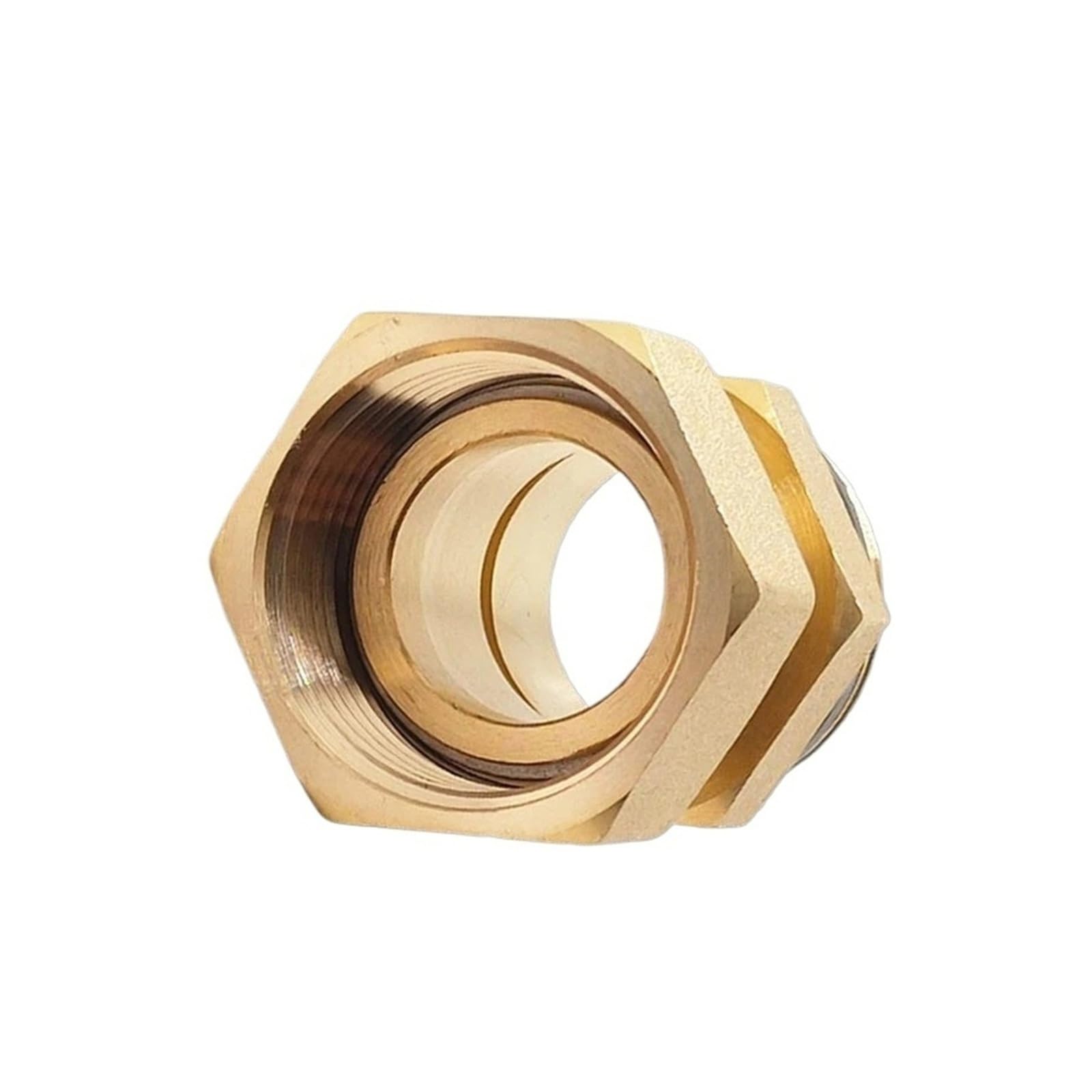 Conector de tanque de agua de latón, junta de silicona, adaptador de manguera for tubería de riego de jardín(3I4F X 1M 40mm)