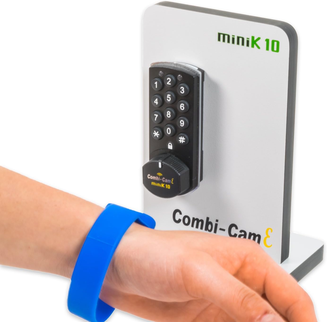 CombiCam 7910K10P Black Electronic Lock With RFID Wristband