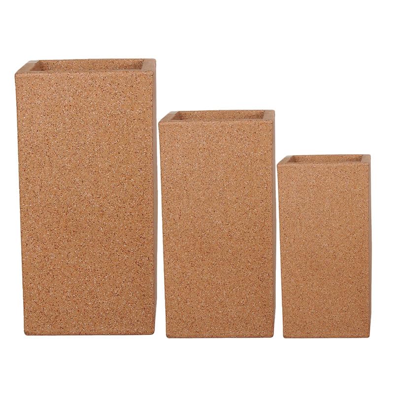 Amazon Brand - Umi Indoor & Outdoor Plastic Marble Look Cape-Town Pot|Flower Pot|Plant Container for Home/Office/Garden Decor- Color: Sand/Stone, Size:16In(40.6cm),24In(60.9cm),30In(76.2cm)|Set of 3 (B0CY26Z924) Amazon Price History, Amazon Price Tracker