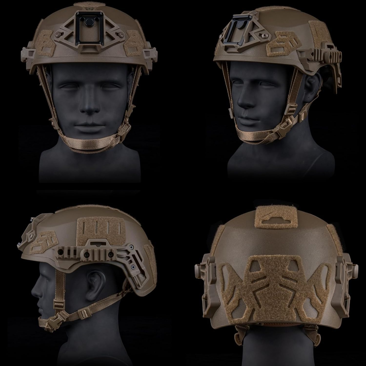 Casco tattico W.endy Team 3.0 versione semplificata per caccia, tiro, softair, casco protettivo, equipaggiamento per addestramento al combattimento