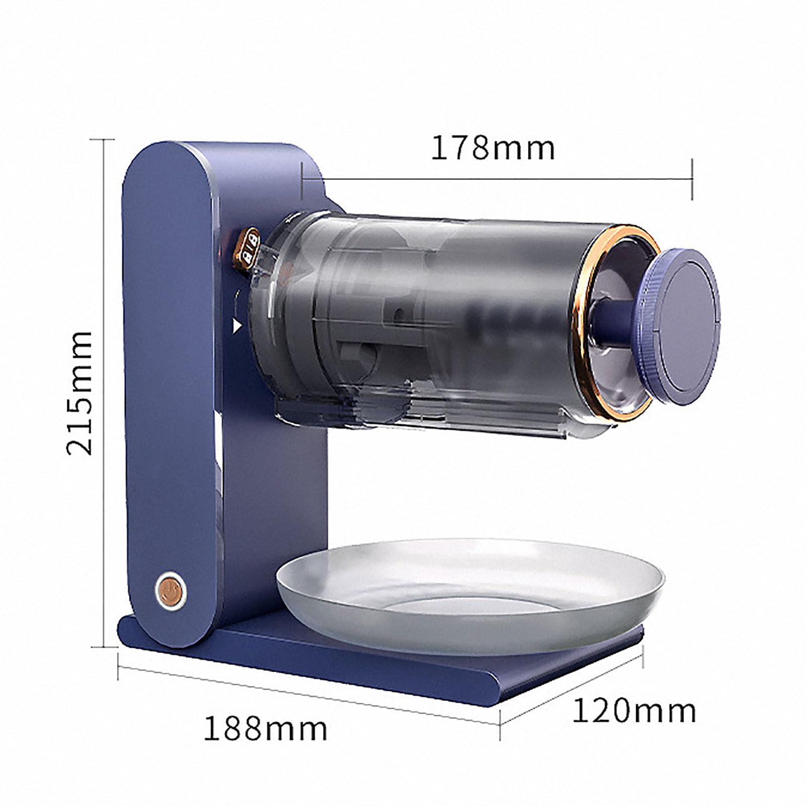 Macchina elettrica per il ghiaccio rasata, 13000 giri/min, con chiodi in acciaio e stampi per ghiaccio per granite e frullati, 12 confezioni incluse