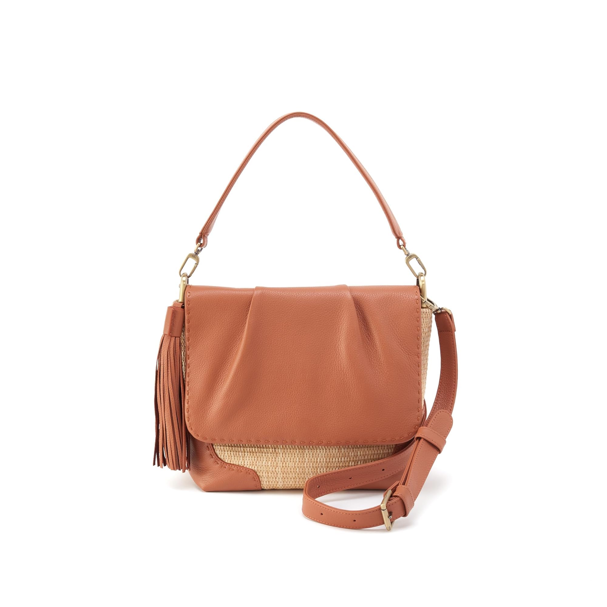 HOBO, Womens, Harley Convertible Shoulder, Natural Straw, One Size