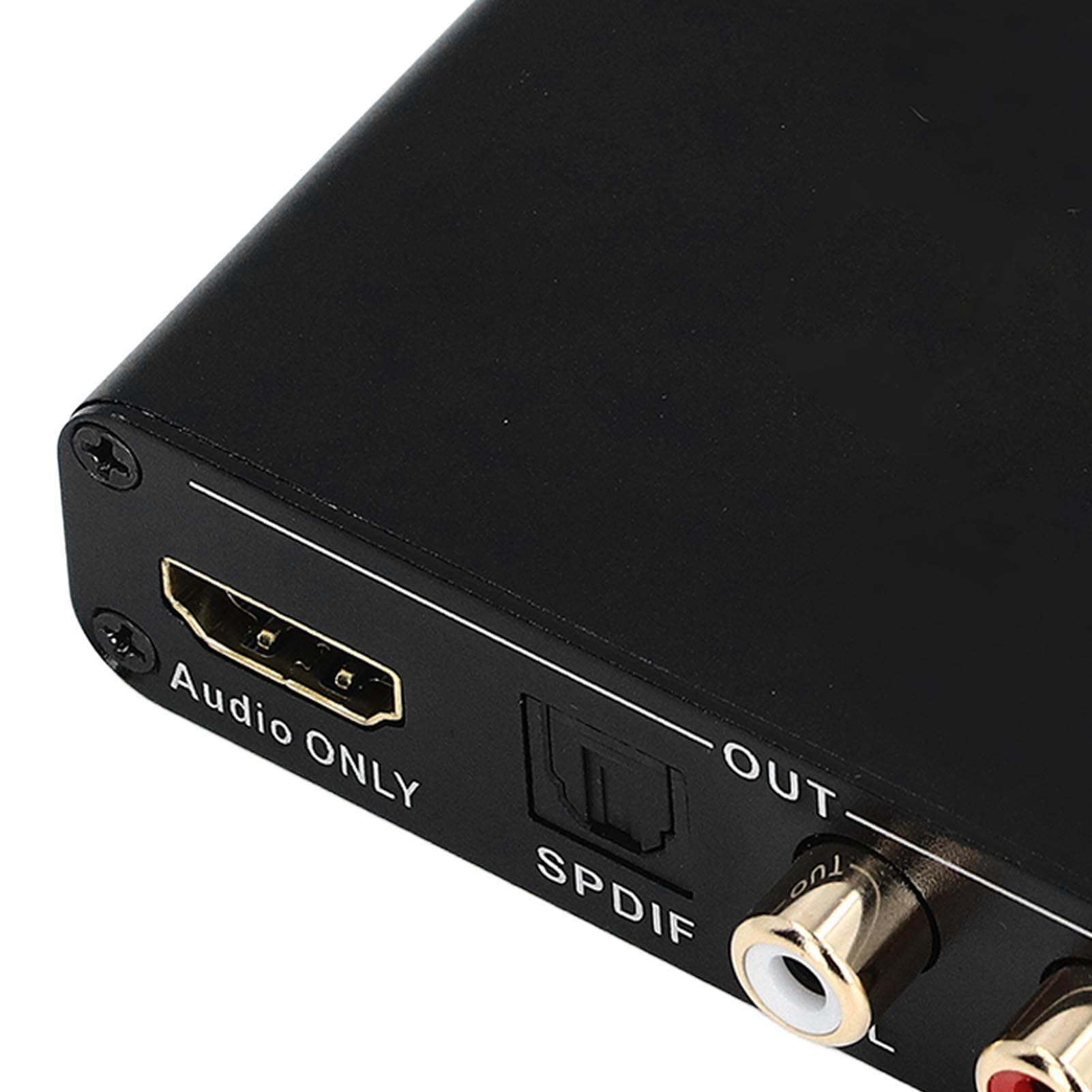 Convertitore Audio, Alta Definizione 192KHz Estrattore Stereo Analogico Interfaccia Multimediale Uscita 5.1/7.1 for Home Theater Gaming Musica