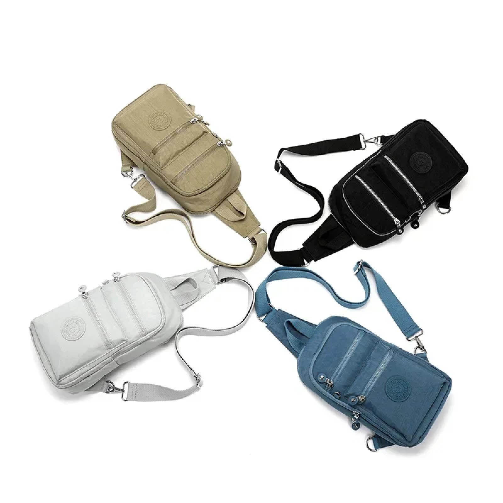 Riñonera Unisex, De Moda, Versátil, Ligero, Bolso De Pecho De Gran Capacidad, Bolso De Hombro Simple Deportivo Casual Bandolera