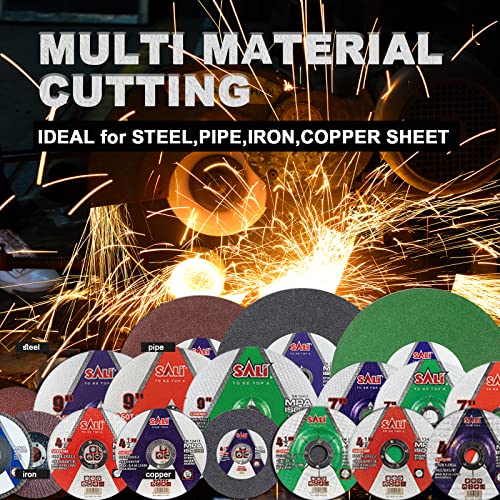 Sali 50 Pack Cut Off Wheel 4 1/2 Inch Cutting Wheels 4-1/2" X 3/64" X 7/8" Professional Cutting Stainless Steel, Angle Grinder Cutting Wheel,Cutting Discs With Aggressive Cutting Upgrade (4.5In, 50) #TOP6