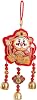 Chinese New Year Decoration Wind Fengshui with Charm Hanging Ornament for Car ice Window Living Room, Style D