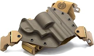 GunfightersINC Kenai Chest Holster for a Ruger Redhawk, Super Redhawk, Left Hand, Mas/Grey-Coyote Tan