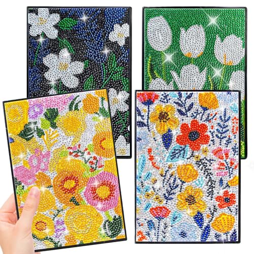 JIAN FLOWER4 Diamond Art carnet de notes cadeau créatif anniversaire
