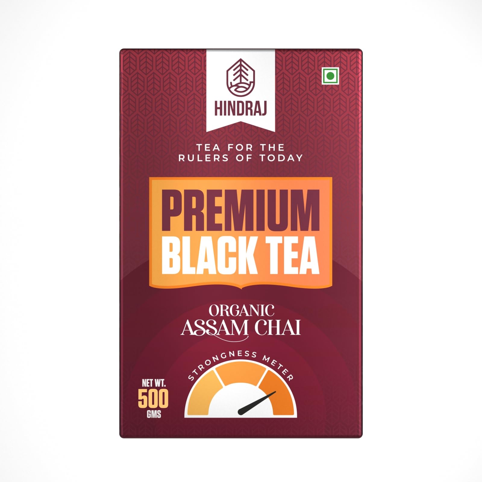 Hindraj | Premium Assam Blend | Black Tea Loose Leaf | 500 g | Organic Kadak Chai | Bold Flavor, Rich Aroma, Energizing & Freshly Sourced | Perfect for Daily Tea Drinkers