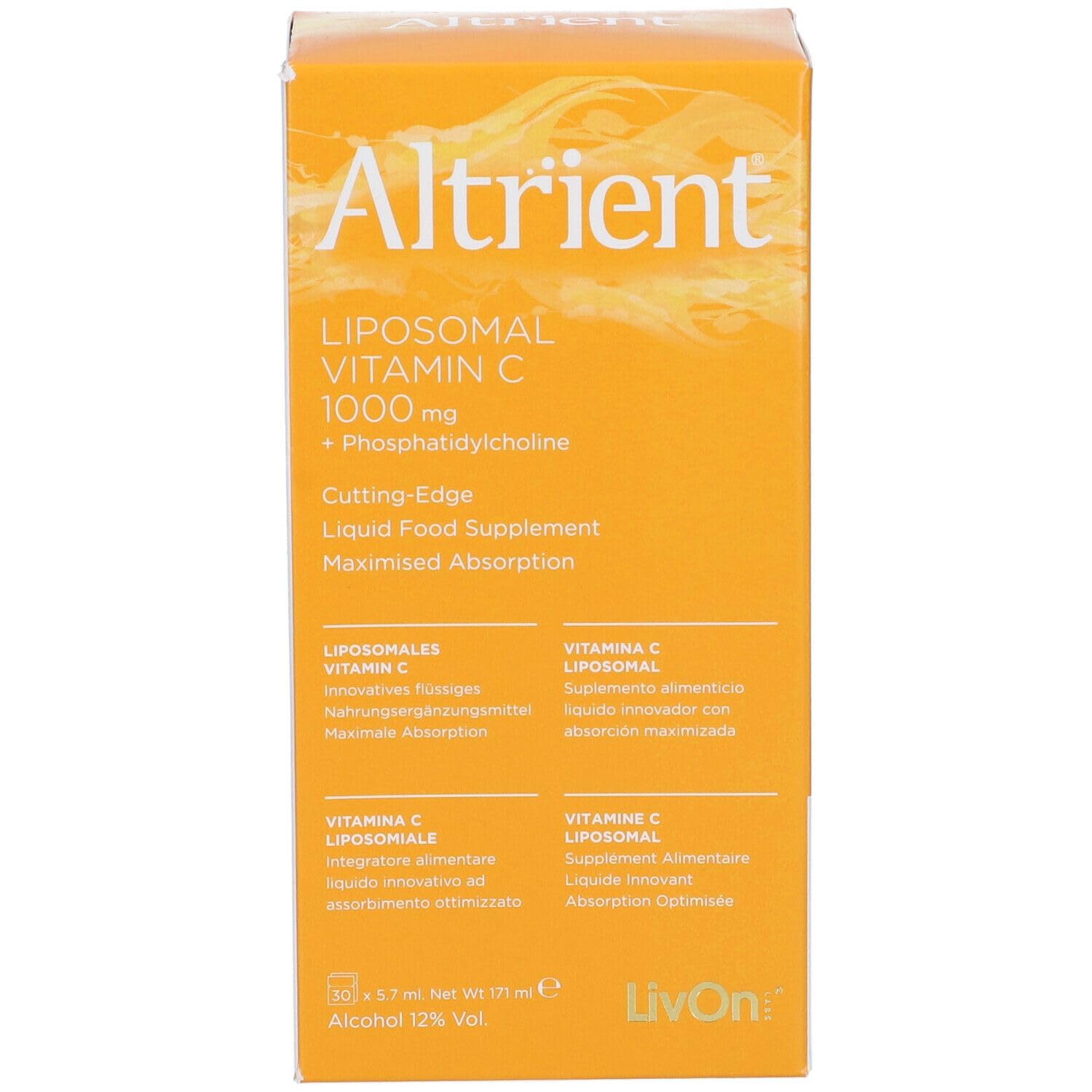 Altriente C - Liposomiale Vitamina C/Lypospheric Vitamina C/Lypo-Spheric Vitamina C-Vitamina C 1000mg