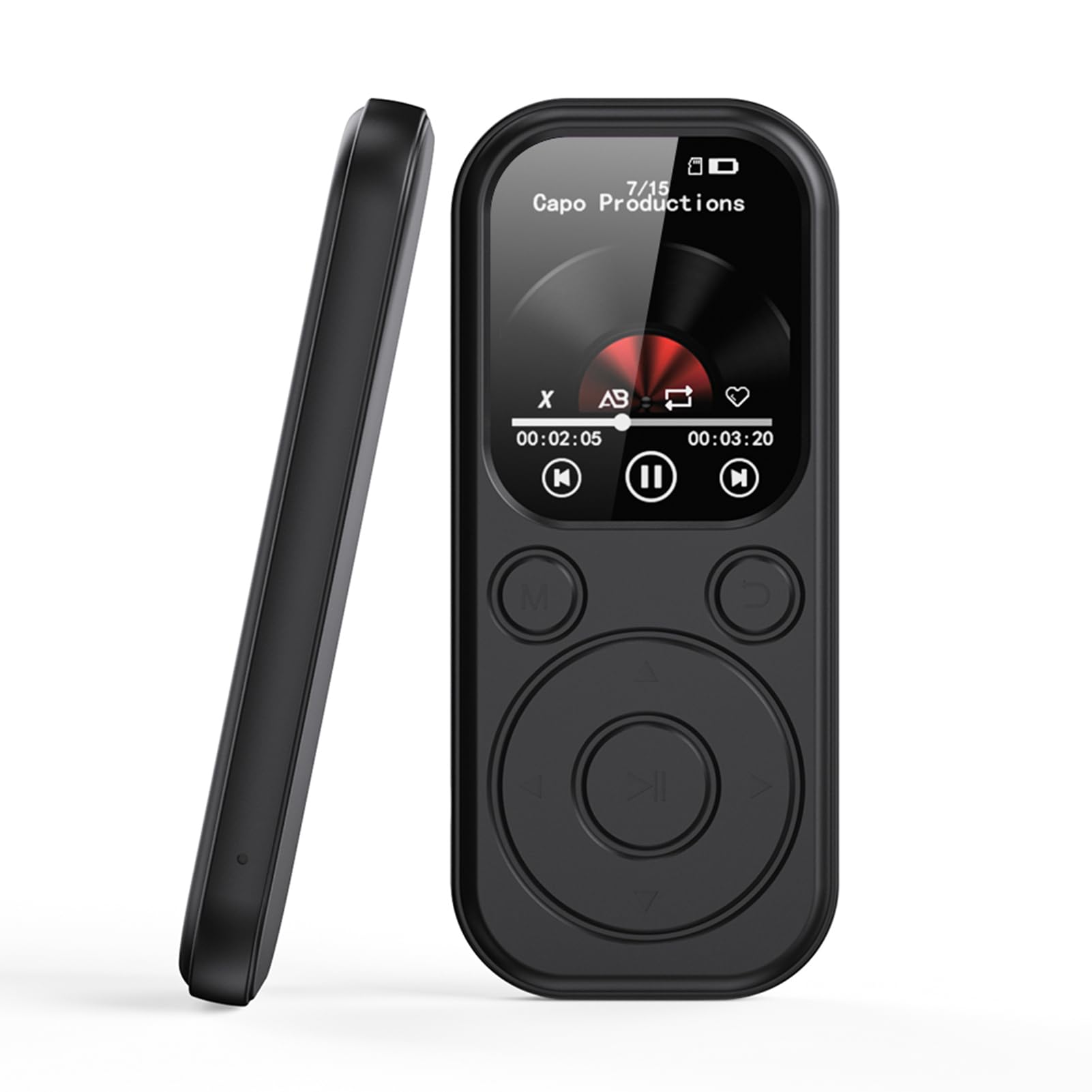 Dpofirs 8GB MP3 Player with BT 5 4 12 Hours Playback 2 01in Screen Pocket Size Simple Operation