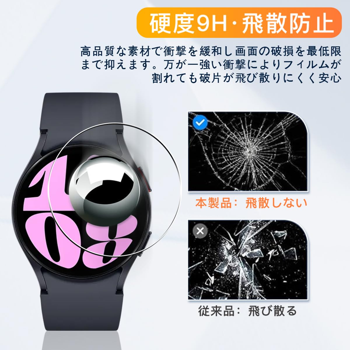 GALAXY WATCH 6 40mm【9Hガラスフィルム】 Amazon.co.jp: 【Ringke】Galaxy Watch 6 40mm ガラスフィルム