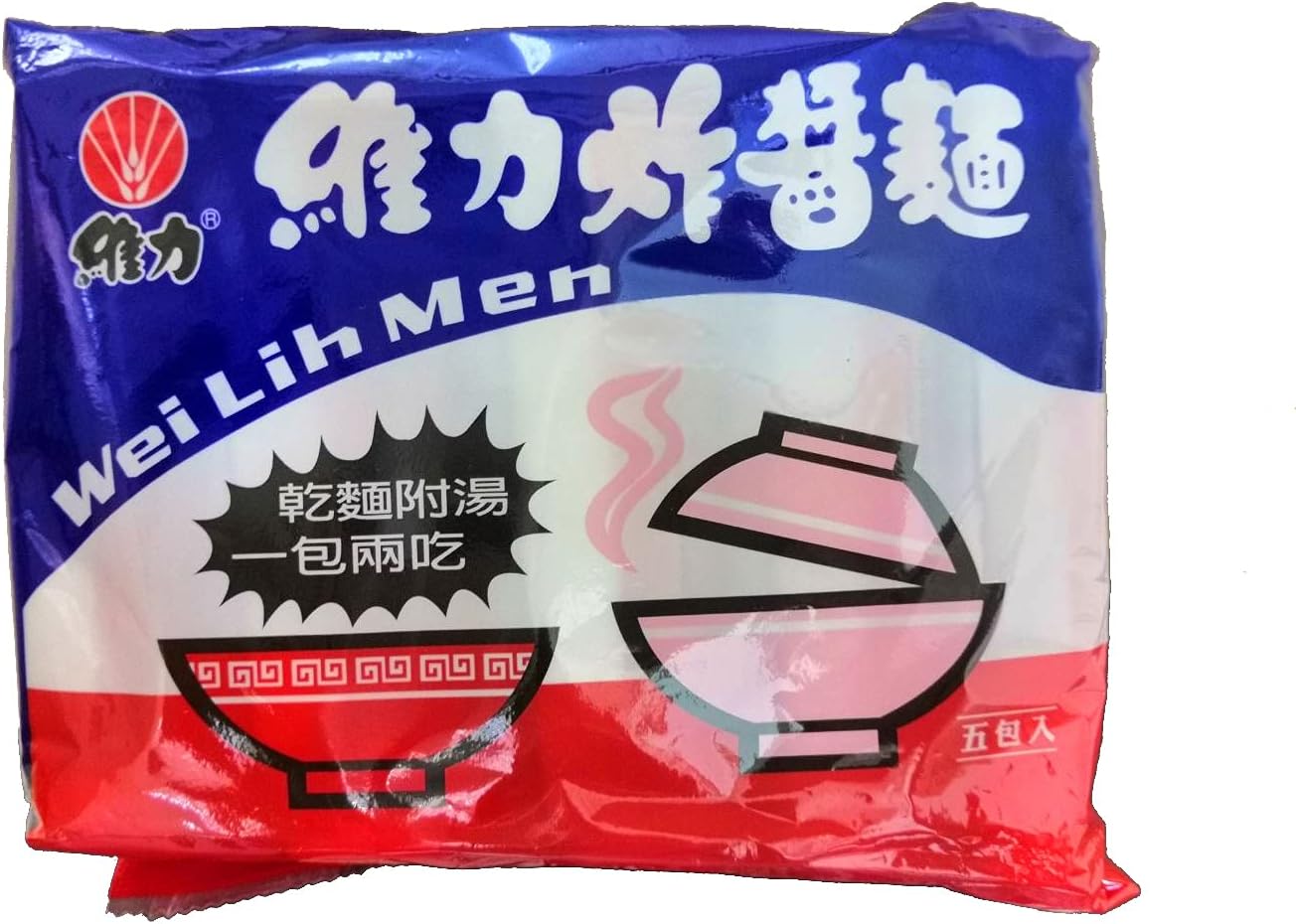 (5 Packs) New WeiLih Men Instant Noodle 維力炸醬麵 (5包)