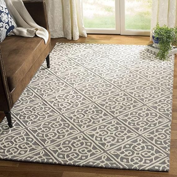 Brand Vintage Collection of Export Quality (Classical) Woollen Tuffted Carpets for Living Room 8 X 10 Feet (Color-Multi)-image-33