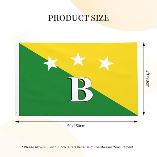 Miniatura 3 de Bandera De La Provincia De Bocas Del Toro - Bandera impresa de doble cara de 3 x 5 pies, bandera decorativa para exteriores, 3 x 5 pies, no se