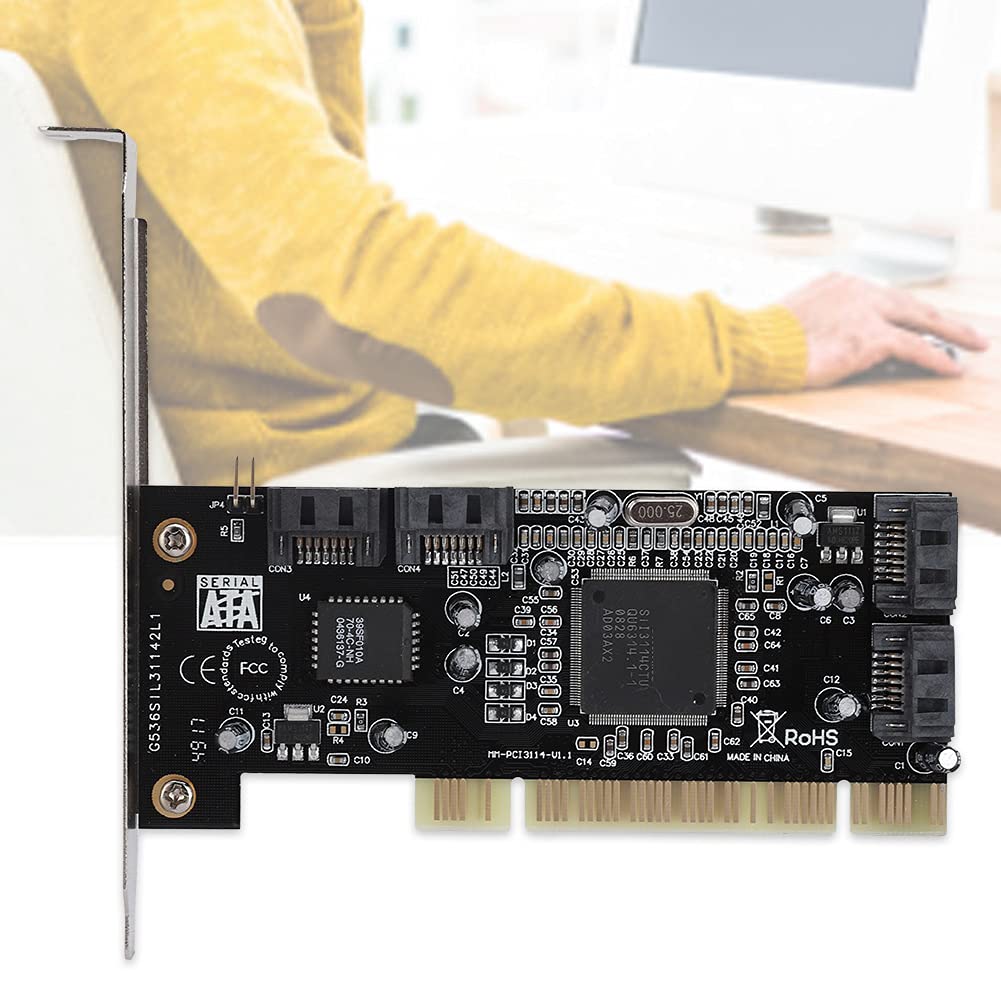 Ausla PCI 16X a 4 Porte Riser Card, Sil3114