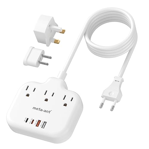 PD30W USB C European Travel Plug Adapter, International Power Adapter