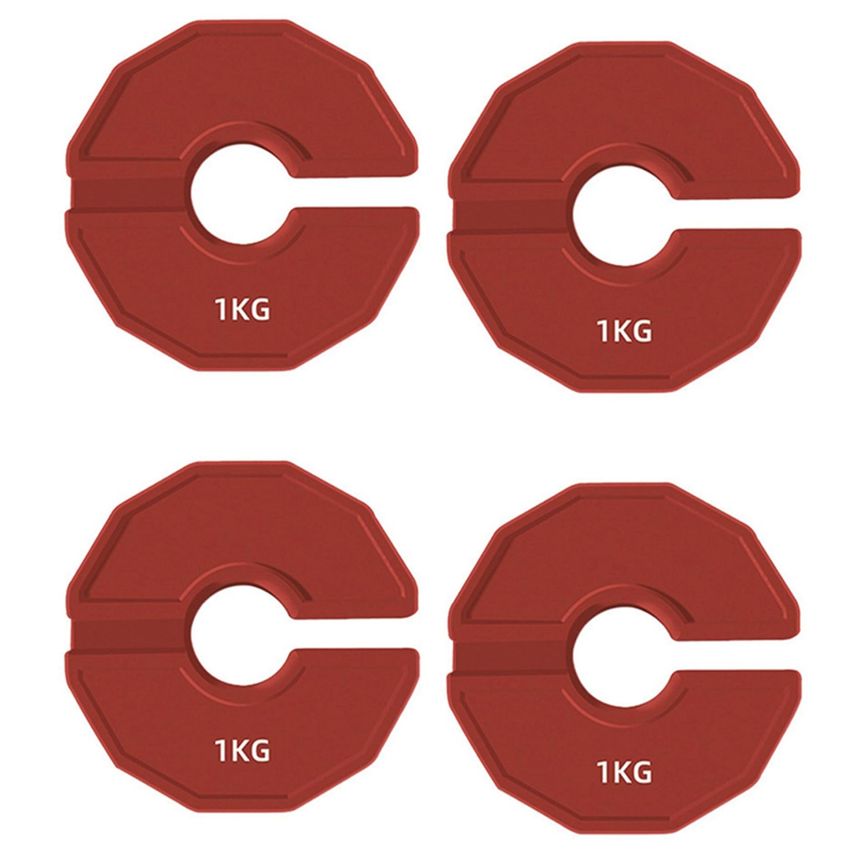 4 Talerzy Micro-Type Gym Hantle Talerze Ułamkowe Gumowe Talerze Ułamkowe Talerze Ułamkowe Dodatek Otwór 35 mm 1,0 Kg
