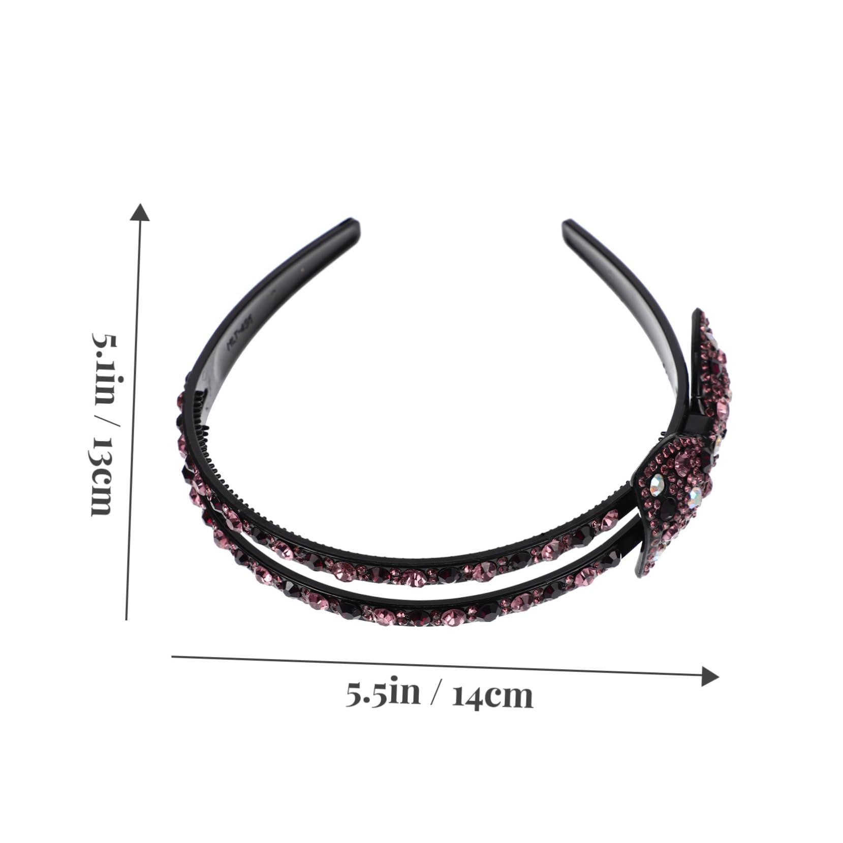 POPETPOP 8pezzi Fasce Per Eleganti Con Fiocco e Strass Accessori Moda Per Donne e Ragazze Per Feste e Uso Quotidiano