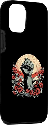 Miniatura 3 de iPhone 14 RESIST Fist Raised BLACK HISTORY African Pride Meme Case
