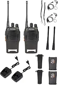 Kit 2 Rádios Comunicadores 16 Canais 12 Km