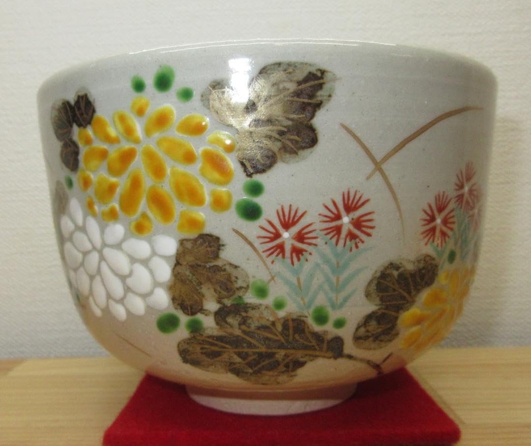 送料込【逢絢亭・新品】茶道具 茶碗 京焼 乾山写 盛り上げ菊重の図 木田義仁 Amazon.co.jp: 逢絢亭・茶道具 茶碗 京焼 乾山写 盛り上菊重の図 木田