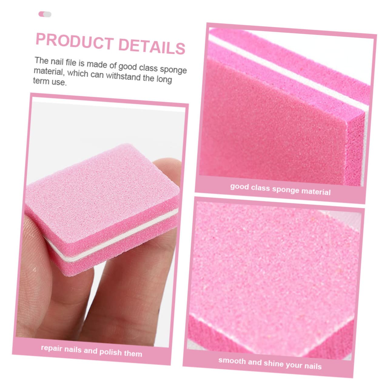 FRCOLOR 250pezzi Limette Per Unghie Professionali Per Manicure e Pedicure e Sicuri Per La Unghie Per e Casa
