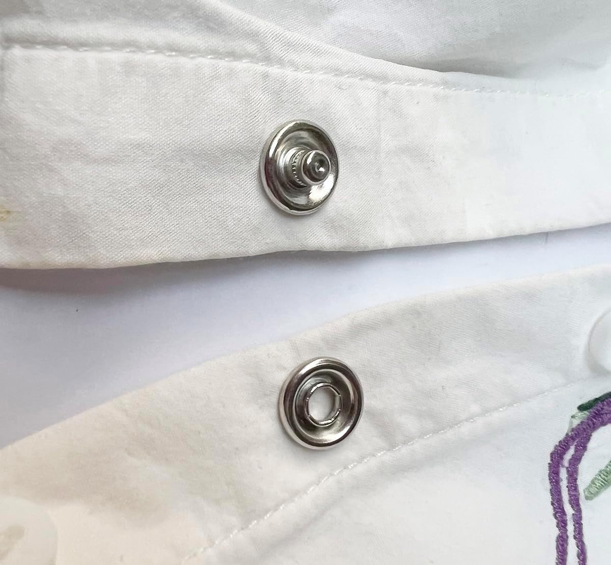 Juego de 40 broches de perlas con alicates de sujeción, juego de 40 cierres a presión, botones a presión para bricolaje, costura y manualidades