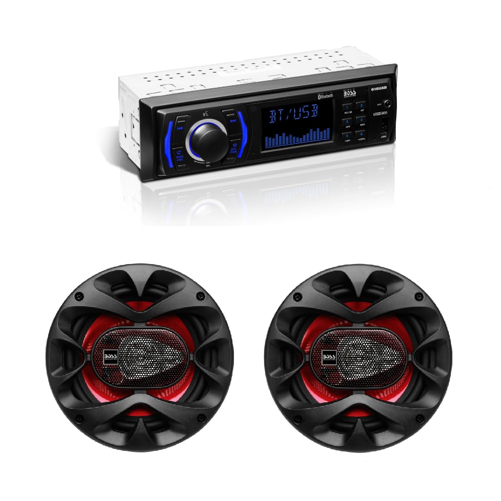 Amazon.com: BOSS Audio Systems Bluetooth Car Radio + 2 Car