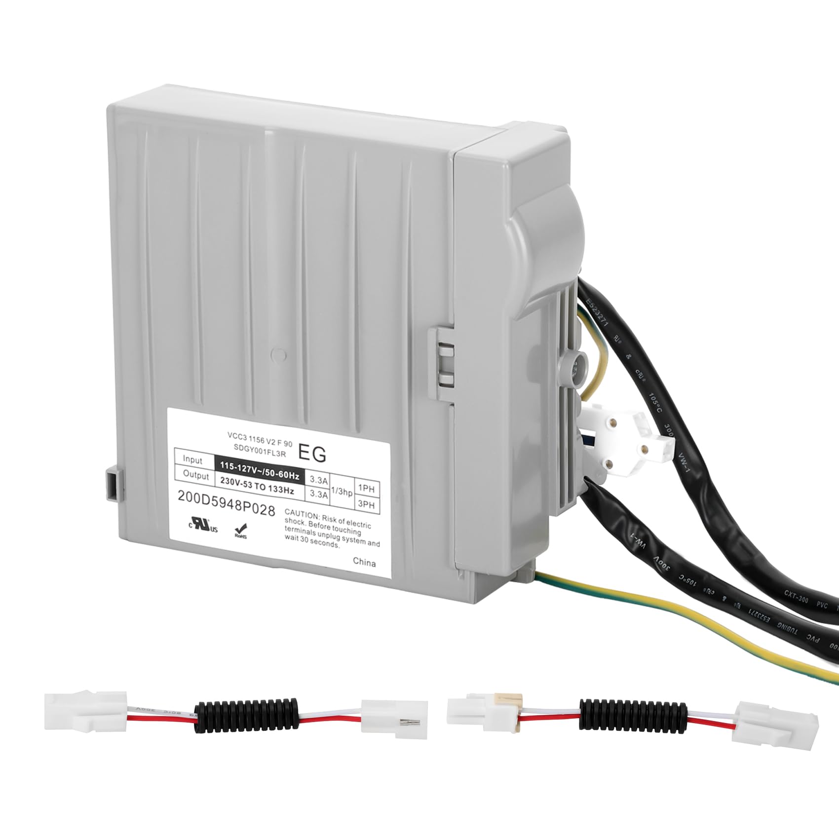 WR49X10283 Inverter Board, Compatible with General Electric Refrigerator, OEM Quality, VCC3 1156 K8 F 90, Replace AP5669522, PS6883663, 2677747, WR55X10490, WR55X10685, WR55X10979, WR55X11029