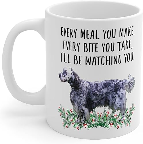 Miniatura 3 de Lovesout Divertido set inglés azul Belton regalos para mujer, día de la madre, 2023, cada comida que hagas cada bocado que tomes, taza de café, taza