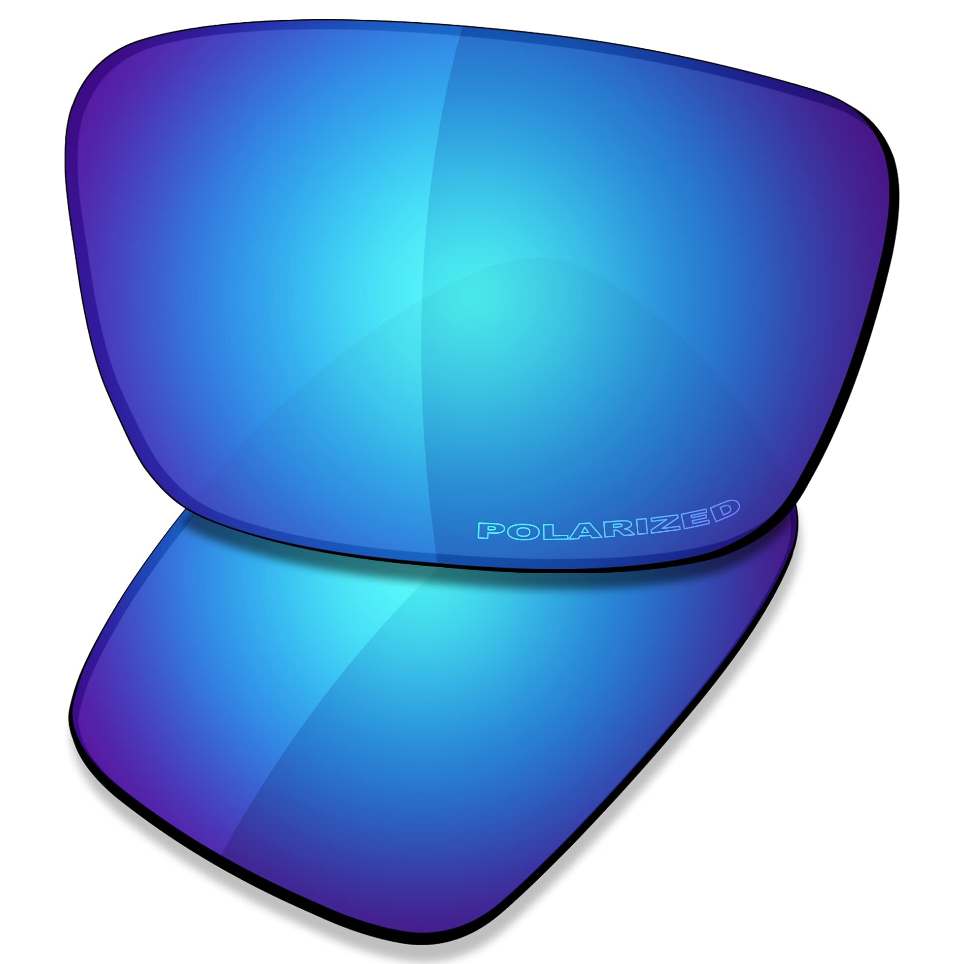 Saucer Men's Glacier Blue Polarized Premium Replacet Lenses For Oakley Fuel Cell Oo9096 Sunglasses High Definition