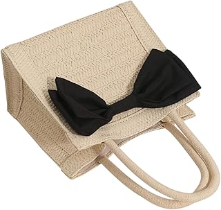 Bolsa Tecida Bolsa Tote Bonita Bolsa Tecida Para Mulheres Bolsa De Praia Bolsa Feminina Casual Bolsa Balde De Palha Bolsa De Praia Dobrável Tecida Bolsa Feminina De Mão Bolsa De