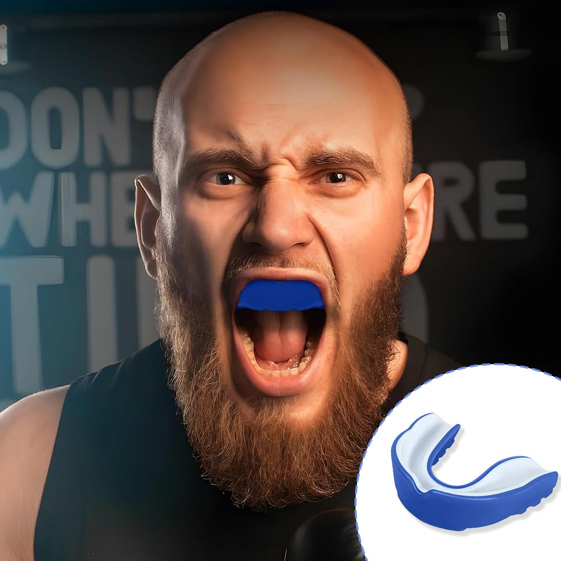 4 paradenti sportivi, paradenti sportivi per bambini per tutti gli sport di contatto completo tra cui rugby, boxe, arti marziali, hockey, MMA, taekwondo