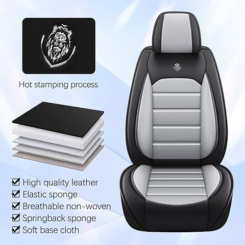 Miniatura 5 de Funda de asiento de cuero para Mazda2 2011-2023, fundas de asiento suaves impermeables, accesorios interiores, fundas de asiento compatibles con