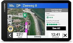 Garmin CamperCam 795 GPS for Campers and Caravans with Integrated Dash Cam, 010-02728-15, Black