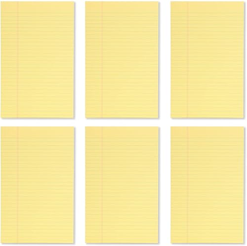 Mintra - Almohadillas para escribir (5.0 x 8.0in), color blanco