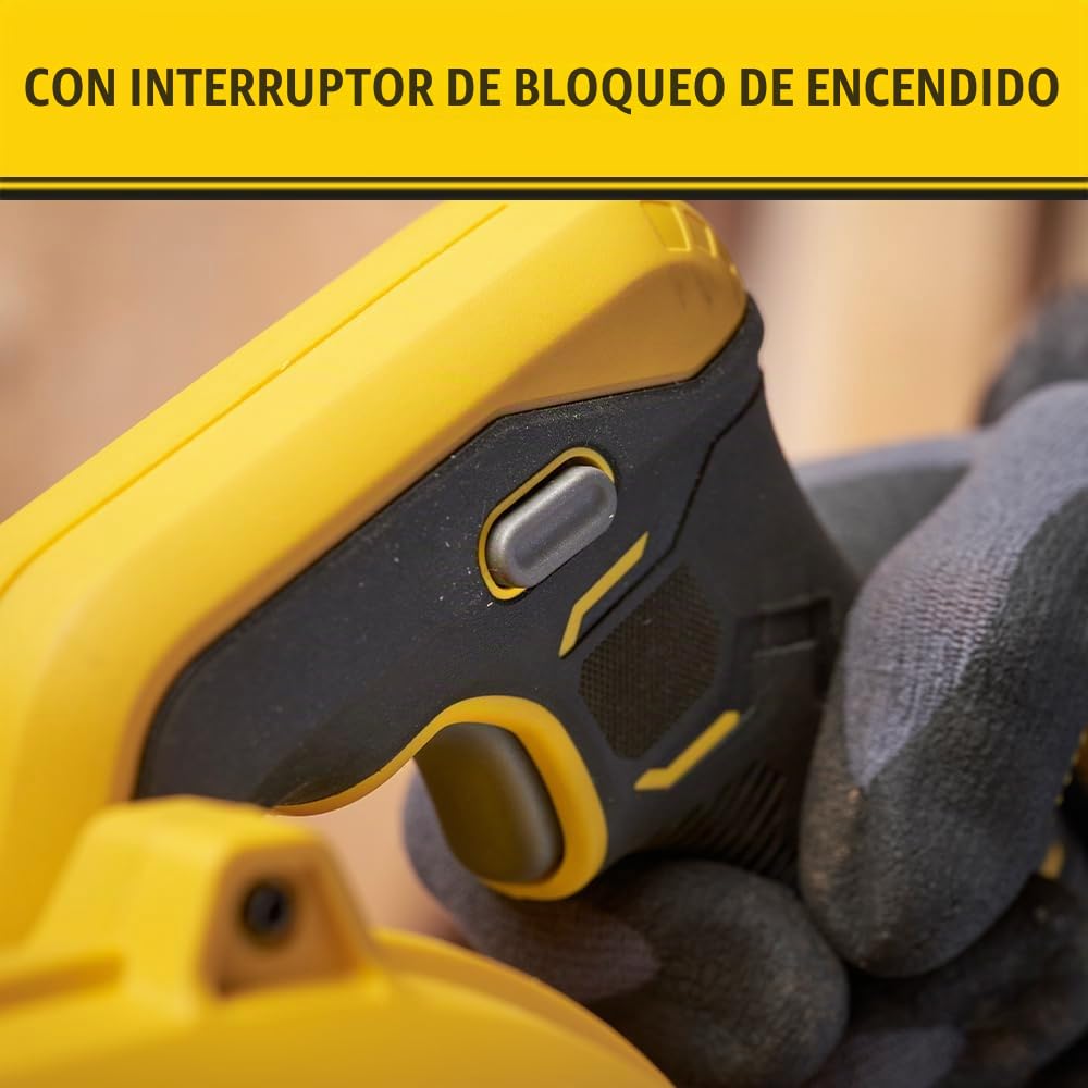 Soplador Compacto V20 Li-Ion 18V, 3 velocidades, velocidad del aire 80 m/s (288 km/h), caudal de aire 170 m³/h. Sin batería/cargador