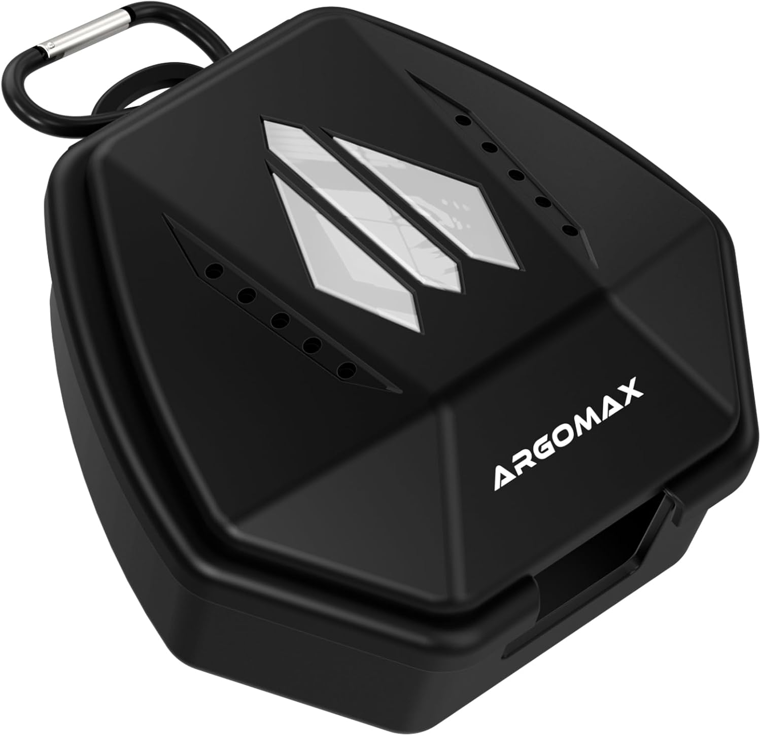 ARGOMAX Sports Lip Guard Case with Clip, Specializing Storage of Mouthguards with Lip Protection. Compatible with Various Brands of Football Lip Guard, Black+White. - Image 8