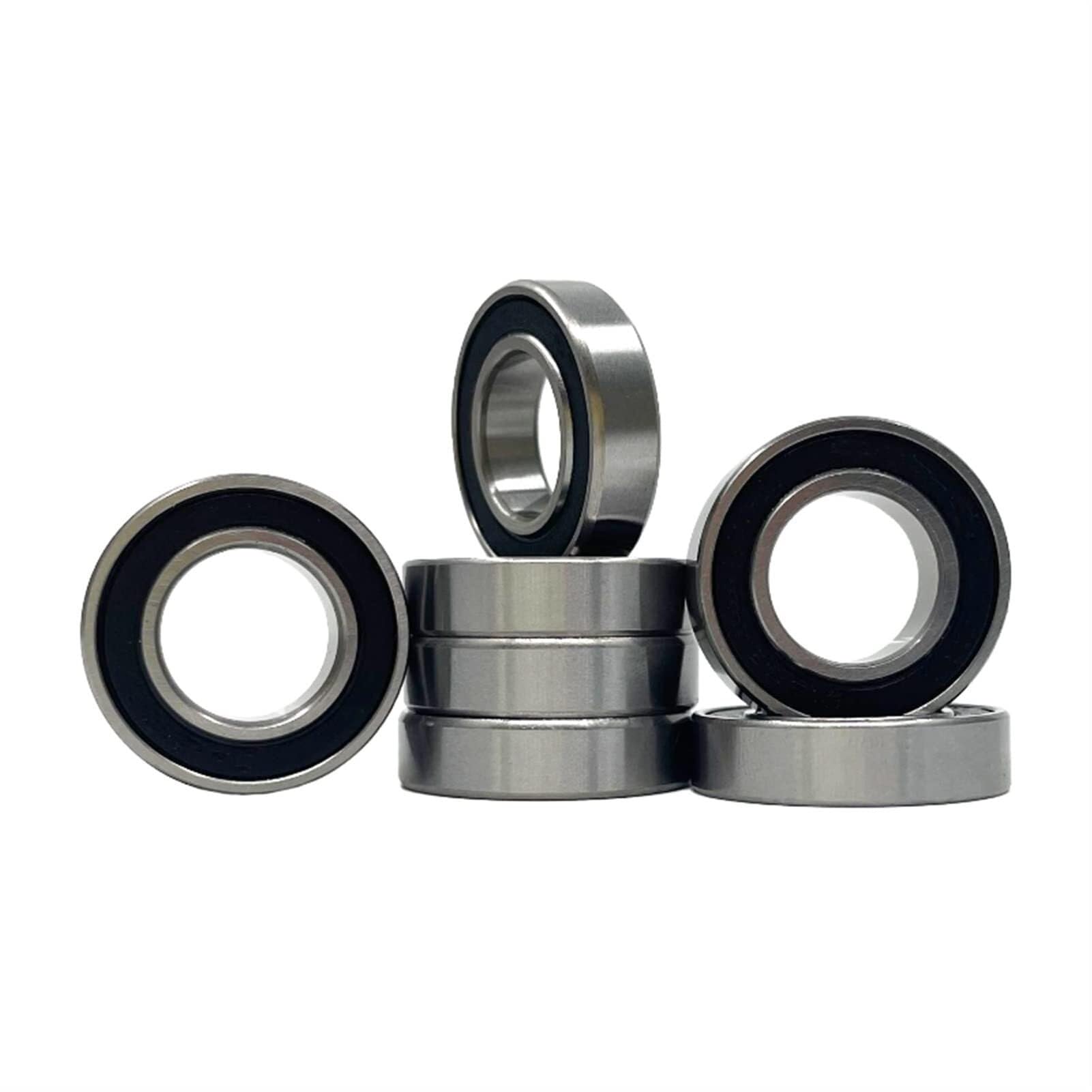 Bearing, Rear Wheel Bearing 10PCS 6900 6901 6902 6903 6904 6905 6906 2RS Steel Thin Section Ball Bearings Seals Wear Resistance(6902-2RS 15x28x7mm)