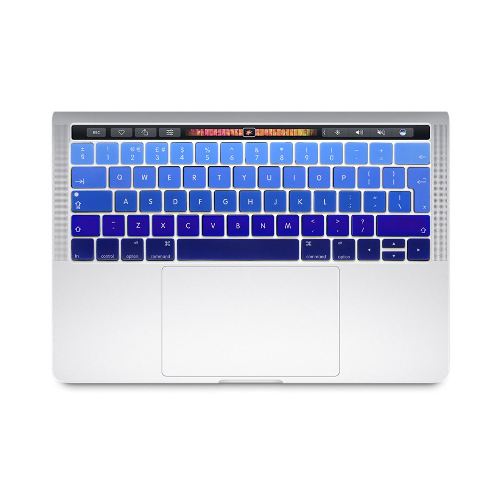 Se7enline Compatible with Macbook Keyboard Cover Skin for Mac Neo & Air 13/15 & Pro 14/16 inch (M5 M4 M3 M2 M1 A18 Pro) 2026/2025/2024/2023/2022/2021 Silicone Waterproof Dustproof EU Layout,Black — view 45