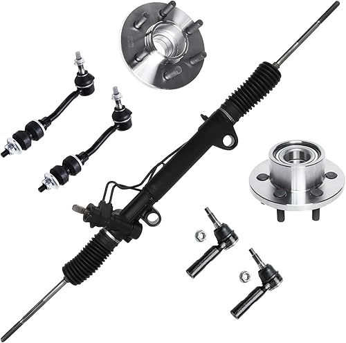 Miniatura 565 de Detroit Axle - Kit de cubos de rodamiento de rueda delantera de 6 piezas para Dodge Dart 2013-2016, Chrysler 200 2015-2017, 2 cojinetes de rueda