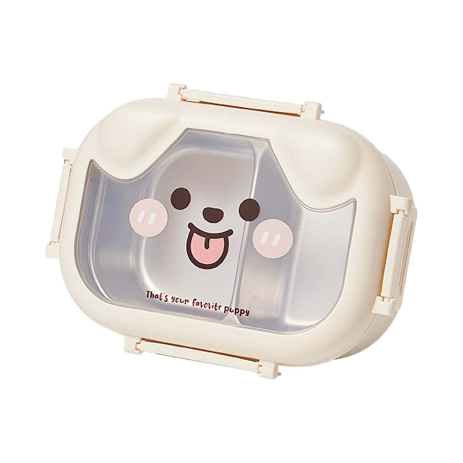 Boite Gouter, Boîte à Déjeuner en Acier Inoxydable, Boite a Gouter Inox, Boîtes à Goûter pour pour l'École, Peut Être Utilisé pour l'École, Le Travail, Les Pique-Niques Et Les Voyages. (white)