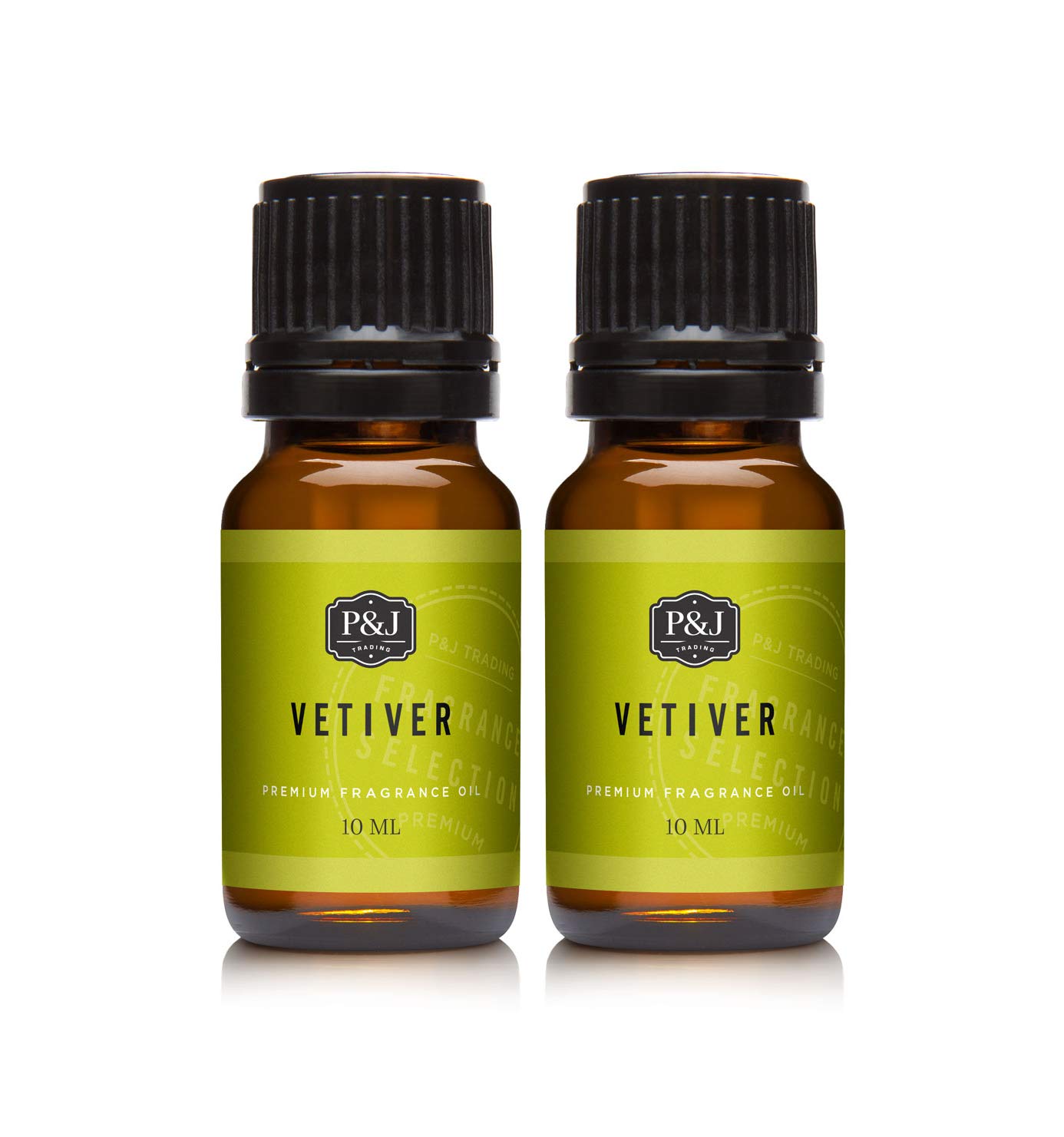 P&J Trading Fragrance Oil | Vetiver Oil 10ml 2pk - Candle Scents for Candle Making, Freshie Scents, Soap Making Supplies, Diffuser Oil Scents